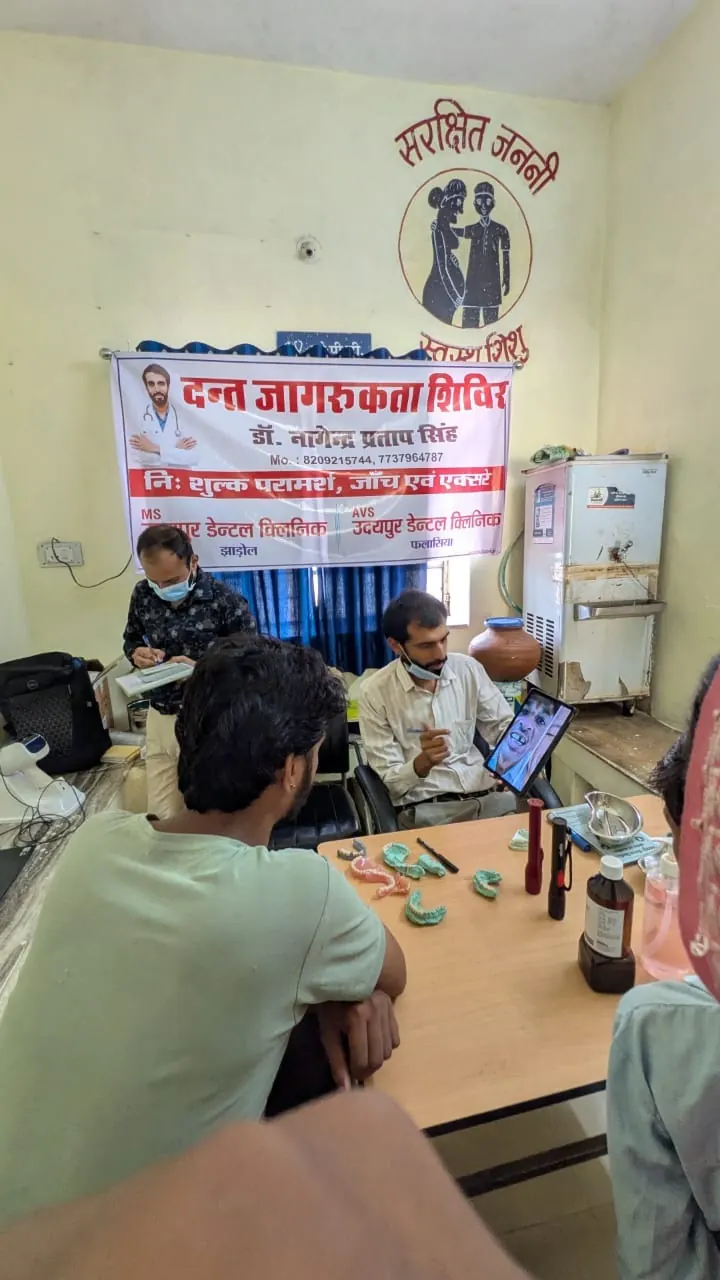 Consultation room used for the dental camp at the Panarwa Community Health Centre