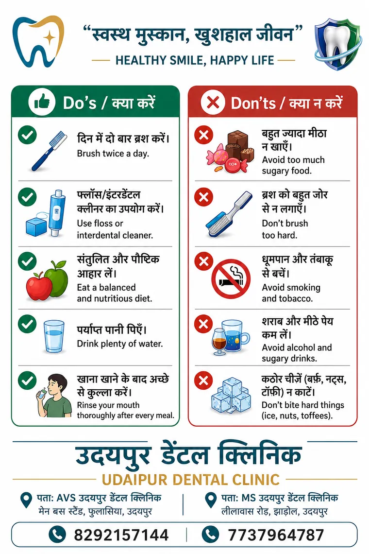 Dental Do's & Don'ts